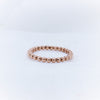 9K Rose Gold Plain Ball Ring - The French Door Jewellers