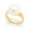 9K Yellow Gold Freshwater Pearl Pearl Ring - The French Door Jewellers