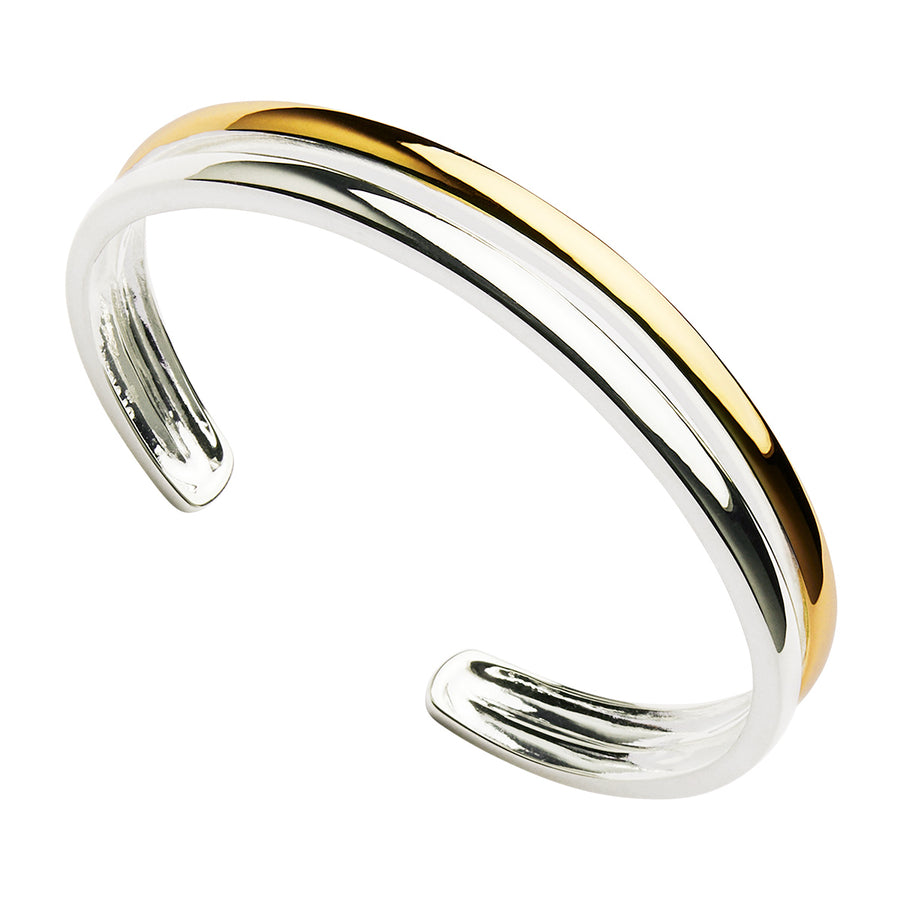Najo Double Silver Bangle ( 60mm )