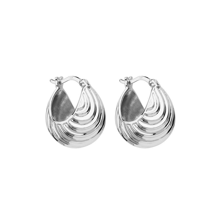 Najo Tapered Basket-style Hoop Earrings
