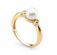 9ct Yellow Gold Charlotte Freshwater Ring