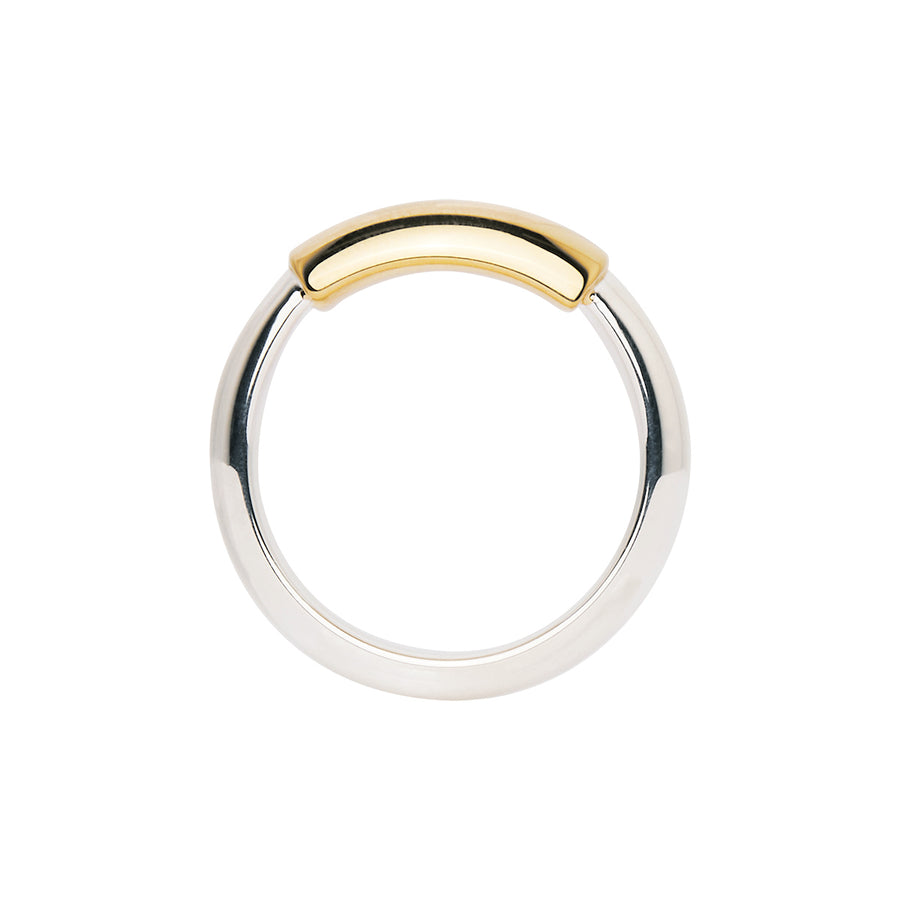 Najo Silver Plated Centre Ring