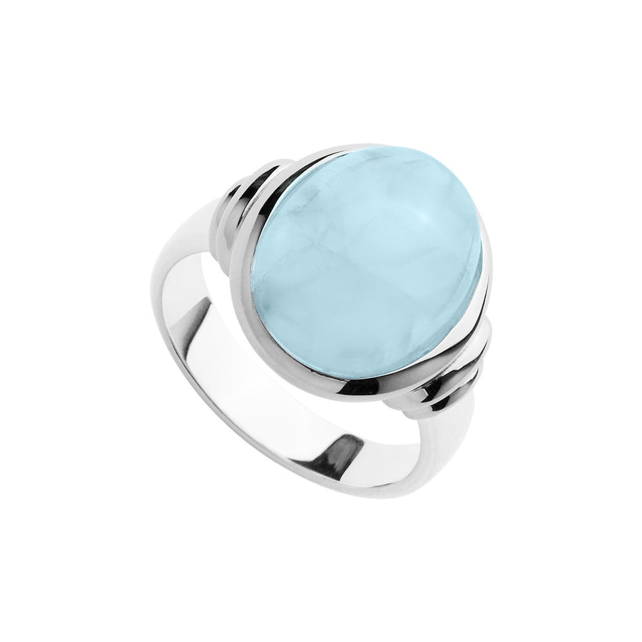 Najo Aquamarine Silver Ring