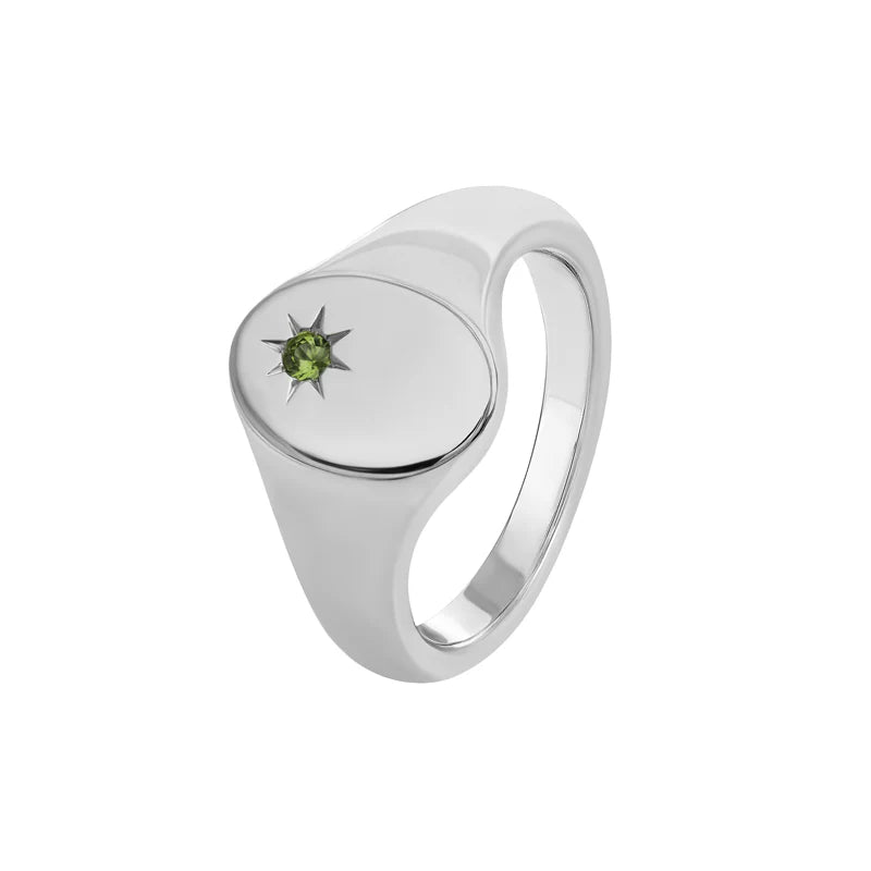 Australian Teal Sapphire 'Darkan' ring