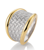 RING SS/RH/YG PLATED - The French Door Jewellers