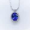 18K Tanzanite and Diamond Necklace - The French Door Jewellers