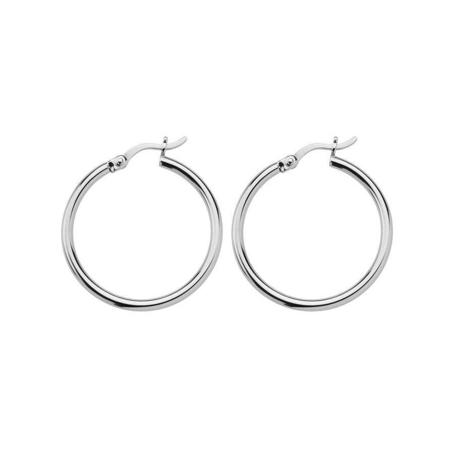 Najo Simple Hoop 2x25mm - The French Door Jewellers