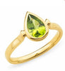 9K Yellow Gold Peridot Ring - The French Door Jewellers