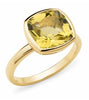 9K Yellow Lemon Quartz Ring - The French Door Jewellers