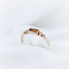 9K Rose Gold Citrine and Diamond Ring - The French Door Jewellers