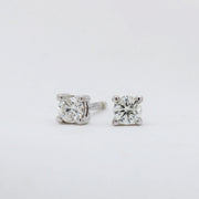EGS - 9K White Gold Diamond Earrings - The French Door Jewellers