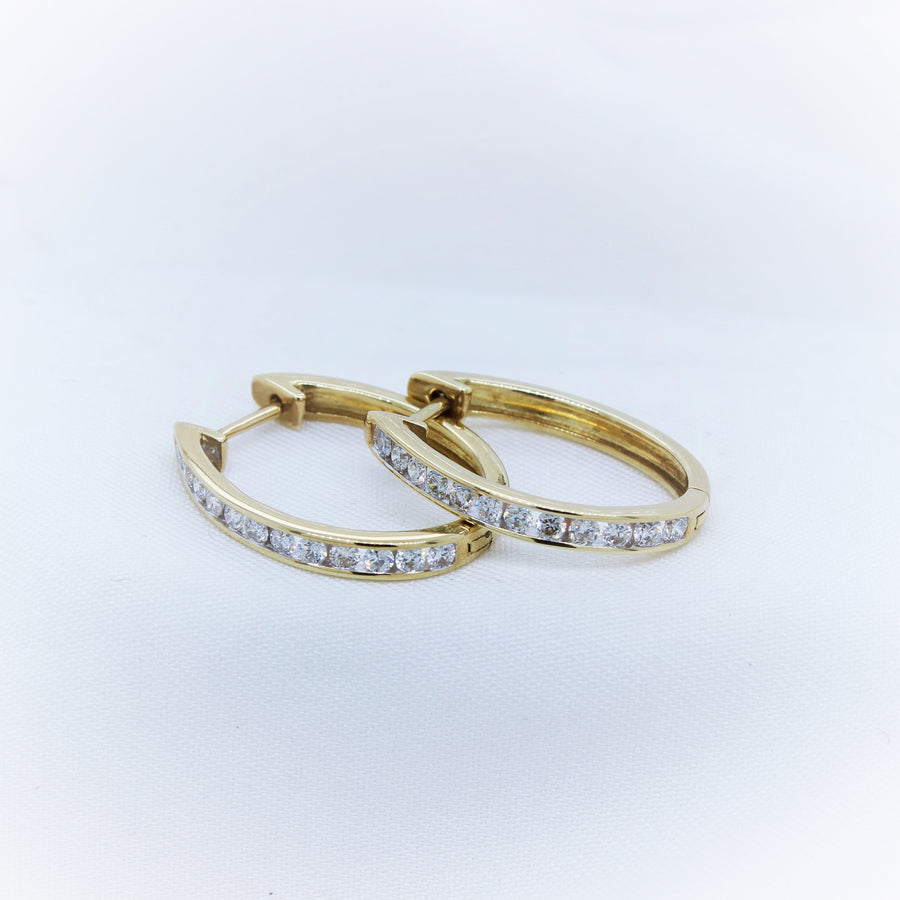 9k Yellow Gold Huggies - The French Door Jewellers