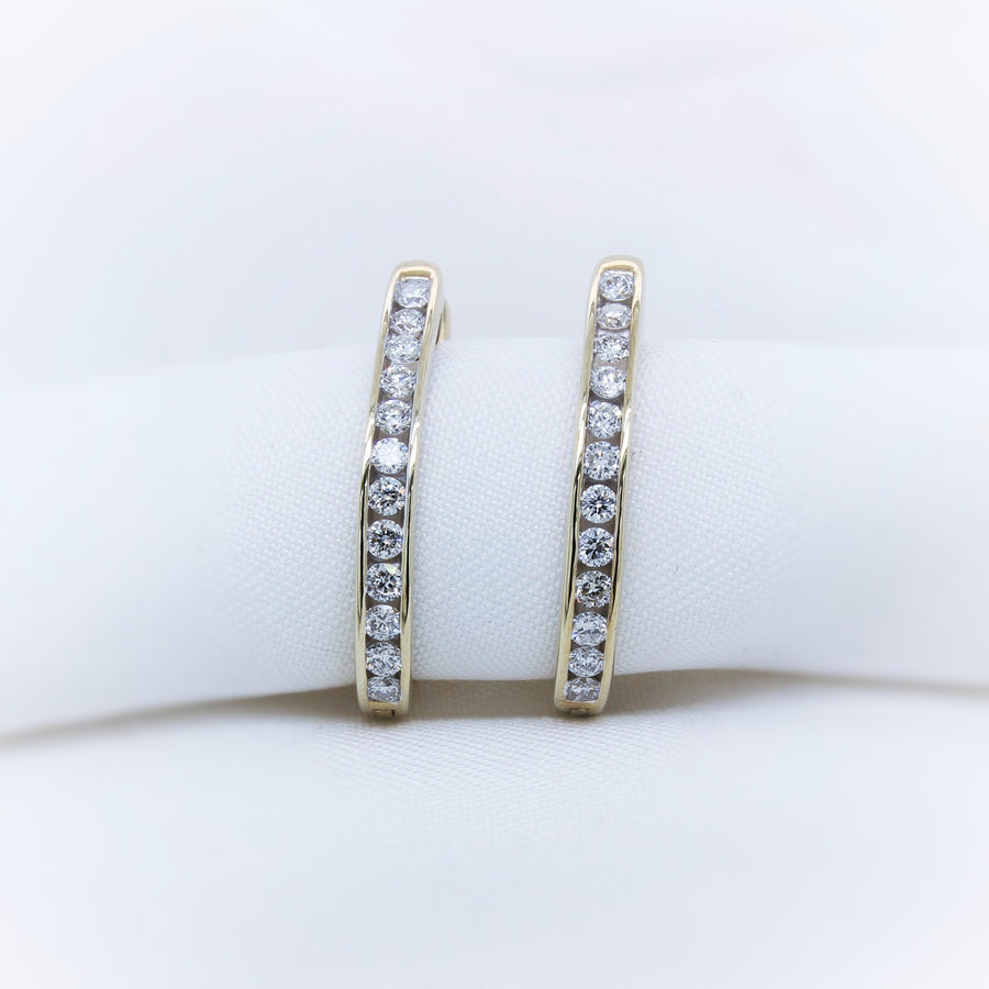 9k Yellow Gold Huggies - The French Door Jewellers