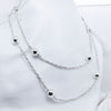 EGS - Sterling Silver Chain with Small Silver Beads - The French Door Jewellers