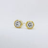 EGS - 18K Yellow Gold Diamond Earrings - The French Door Jewellers