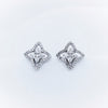 14k White Gold Diamond Earrings - The French Door Jewellers