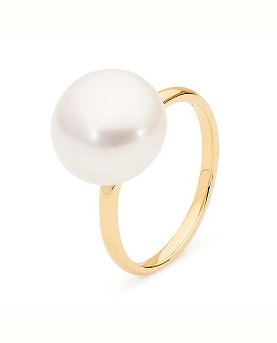 9ct Yellow Gold Freshwater Pearl Ring