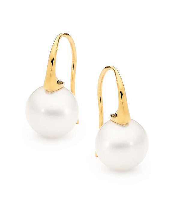 9ct Yellow Gold Freshwater Pearl Earrings