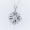 9K White Gold Diamond Pendant - The French Door Jewellers