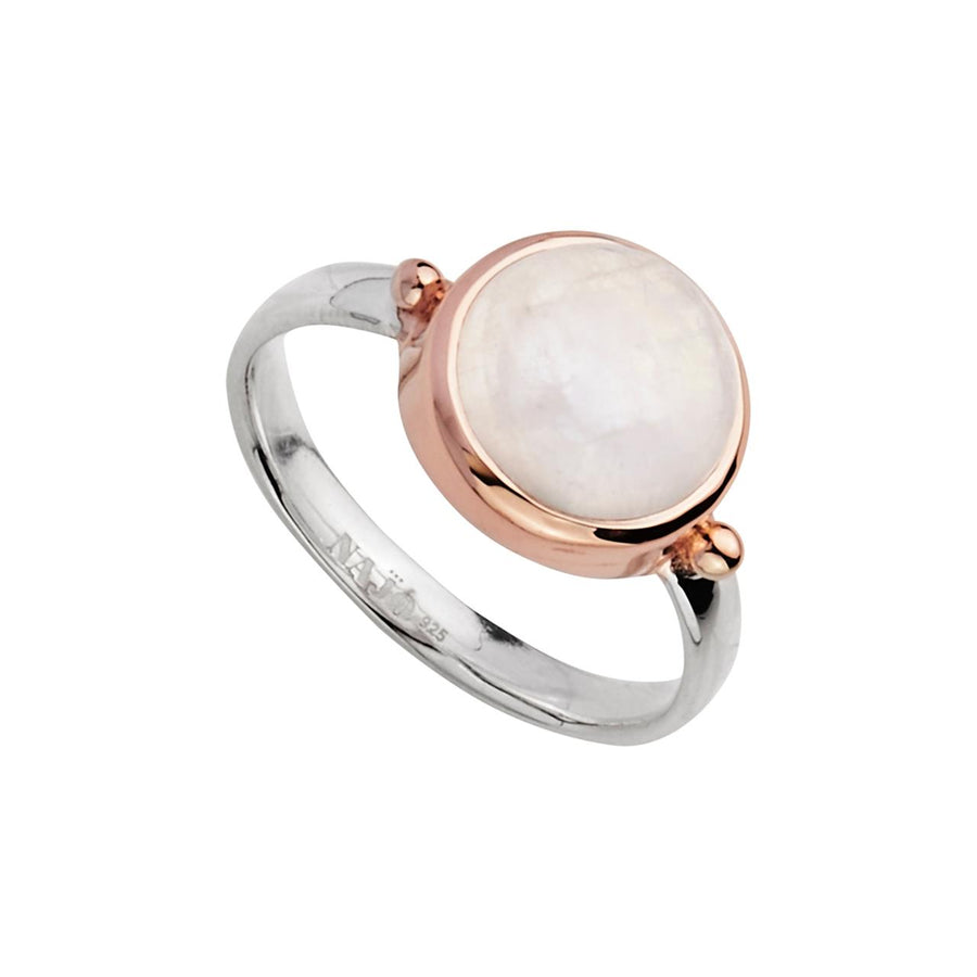 Najo Garland Two-Tone Moonstone Ring