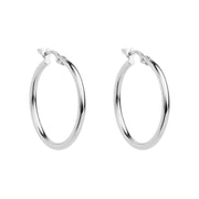 Najo Simple Hoop 2x25mm - The French Door Jewellers