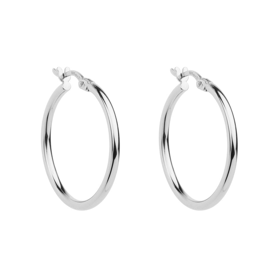Najo Simple Hoop 2x25mm - The French Door Jewellers